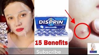 15 benefits of Disprin  Disprine Benefits in Urdu  Disprin Benefits For Oily Skin [upl. by Benedick]