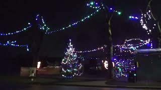 Dinnington Laughton Rd Christmas tree and lights Sheffield SouthYorkshire [upl. by Rowney]