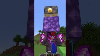 Improving Armor vs Powering Emoji Reaction shorts minecraft meme [upl. by Anwahsak696]