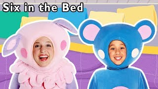 Six in the Bed  More  Sleepover Activity for Kids  Mother Goose Club Phonics Songs [upl. by Jedlicka625]