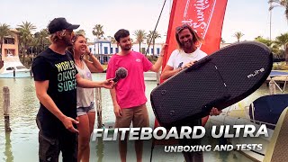 New Fliteboard Ultra Unboxing  Fliteboard Efoil Series 2 review [upl. by Itsuj731]