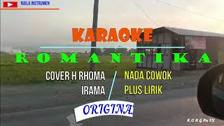 KARAOKE  ROMANTIKA  COVER BY H RHOMA IRAMA  ORIGINAL  PLUS LIRIK  NADA COWOK  korg pa3x [upl. by Ennavoj]