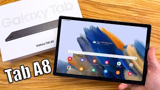 Samsung Galaxy Tab A8 Unboxing amp First Impressions [upl. by Onit654]