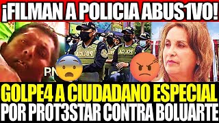 POLICIA ABUS1VO GOLP3A A UNA PERSONA ESPECIAL X PROT3STAR CONTRA NICANOR BOLUARTE [upl. by Khano]