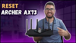 Como fazer Reset no Archer AX73 apaga senha admin [upl. by Rasec]