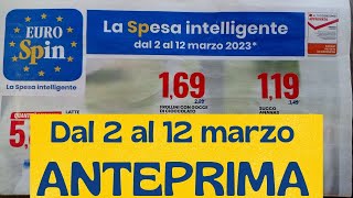 Volantino EUROSPIN dal 2 al 12 marzo ANTEPRIMA [upl. by Rapp]