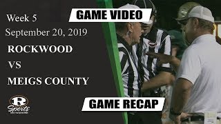 RHS Tiger Football  Rockwood Vs Meigs County Week 5 Game 9202019 [upl. by Marlena]