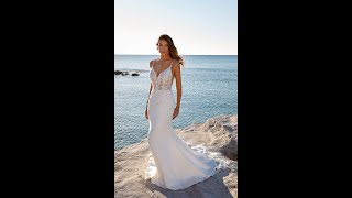 Eddy K Wedding Dress Style Shakira  DR2306  Dreams 2023 [upl. by Nnylamme267]