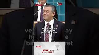 Özgür Özel Emekli Maaşı Asgari Ücrete Denk Olmalı asgariucret özgürözel shorts [upl. by Husain158]