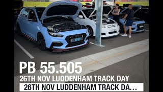 Luddenham Raceway  i30N PB for the Day  26th November 2022 [upl. by Sarajane722]