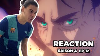 EREN YAEGER  SHINGEKI NO KYOJIN REACTION EPISODE 12 SAISON 4  ATTACK ON TITAN [upl. by Henri910]