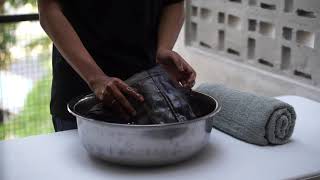 TUTORIAL SOAK INSOAK RAW DENIM DENSO DENIM DETERGENT [upl. by Erde]