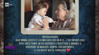 Francesco Facchinetti e lultimo video con la nonna  Ciao Maschio 18052024 [upl. by Yrruc]