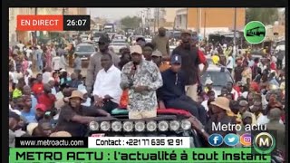 CORTEGE Ousmane Sonko ATTAQUÉ [upl. by Gusti]