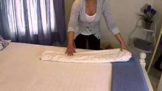 How To Fold a Fitted Sheet Like a Pro [upl. by Negah]