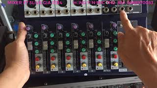 MIXER F7 HƯỚNG DẪN SỬ DỤNG KẾT NỐI VỚI CỤC ĐẨY VÀ HÁT LIVETREAM LH 0988970083 [upl. by Ahtamas]