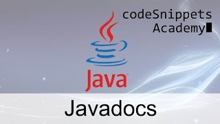 Javadocs How to create and generate javadocs [upl. by Jaymee]