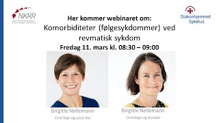 Webinar om Komorbiditeter følgesykdommer ved revmatisk sykdom [upl. by Westney921]