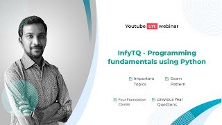 InfyTQ  Programming Fundamentals using Python  PlacementSeason [upl. by Eimot]