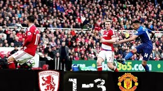 Middlesbrough vs Manchester United 13 All Goals amp Highlights 19032017 [upl. by Euqinamod965]