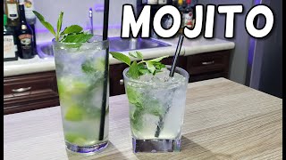 ¿Cómo Preparar el MOJITO Clásico 🌿🍋  Coctel Clásico  2 Preparaciones Fáciles  Mojito Original [upl. by Aynahs]