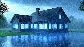 Rain on Tin Roof and Thunder Perfect for Quick and Deep Sleep at Night [upl. by O'Toole]