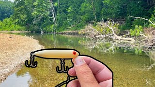 Wading for SUPER CLEAR Creek Fishing [upl. by Charmane507]