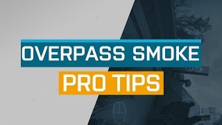 CSGO  ProTips Overpass  ASite Stairs Smoke [upl. by Hsetirp549]