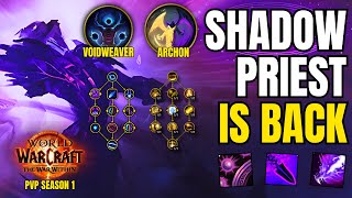 Testing Shadow Priest Buffs in PvP  r1 SP TWW Solo Shuffle Commentary [upl. by Yzzik]