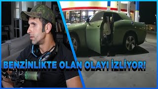 Amerikalı Aynasız  Benzinlikte Vrlan Adamı İzliyor [upl. by Ateekal]