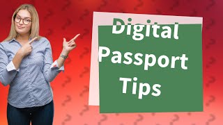 How to make a digital copy of a passport photo [upl. by Swan]