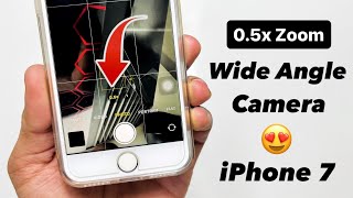 Enable Wide angle camera mode on iPhone 7  Get Wide Angle Camera Mode on iPhone 7 [upl. by Atiekram]