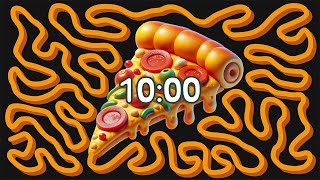 10 Minute Pizza 🍕 bomb 💣 timer [upl. by Hartwell]