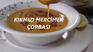 KIRMIZI MERCİMEK ÇORBASI TARİFİ MERCİMEK ÇORBASI NASIL YAPILIR Lentil soup [upl. by Nawaj]