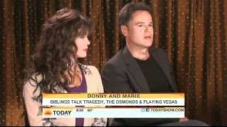 Donny amp Marie Osmond  The Today Show [upl. by Ennyrb654]