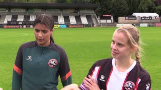 Maidenhead Utd Women 14 Plymouth Argyle Women  Natasha amp Amelie Mayani Interview  29th Sept 2024 [upl. by Nagoh]