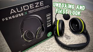 Audeze Penrose X Wireless Headset for Xbox Series XS and Xbox One  UNBOXING and FIRST LOOK [upl. by Nehtiek992]