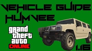 GTA V Online  Military Humvee Guide Mammoth Patriot [upl. by Bartram211]