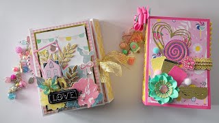 Mothers Day Swap Embellishments Book Box Tutorial Inspired by CutesyShelf [upl. by Bayly]