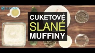 Recept na slané cuketové muffiny s chia semínky [upl. by Nonna]