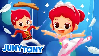 Ballerina Ballerino 🩰💖  Ballet Dancers  Kids Ballet Song  Job amp Occupation Songs  JunyTony [upl. by Kramer]