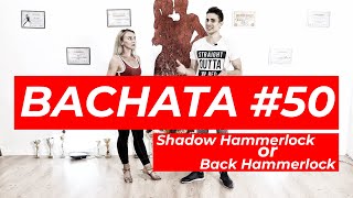 Bachata Tutorial 50  Back Hammerlock or Shadow Hammerlock  Intermediate Level  by MariusampElena [upl. by Nirot]