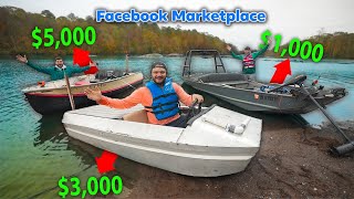 1000 vs 5000 Facebook Marketplace Jet Jon Boat Challenge ft FishingWithNorm [upl. by Eidarb]