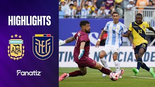 Argentina 10 Ecuador  Extended Game Highlights  International friendly 2024 [upl. by Refeinnej430]