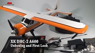 XK DHC2 DHC2 A600 5CH 3D6G System Brushless RC Airplane RTF Unboxing and First Look [upl. by Ggerc681]