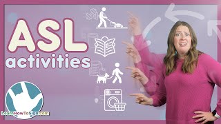 Daily Routine Signs in ASL Chores amp Daily Activities Part 2 [upl. by Eikceb]