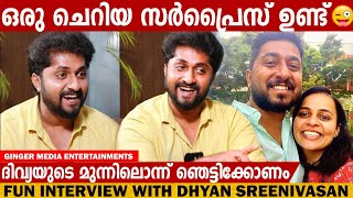 DHYAN SREENIVASAN SUPER FUNNY INTERVIEW  CHOYCH CHOYCH POWAM  GINGER MEDIA [upl. by Hamas76]