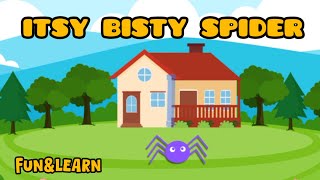 Itsy Bitsy Spider  cocomelon Nursery Rhymes Kid song  Fun amp Learn [upl. by Tebor]