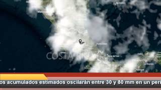 COSTA RICA  INFORME DEL TIEMPO PARA LAS PROXIMAS HORAS [upl. by Tabina]