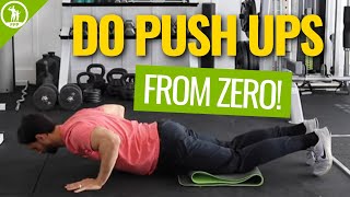 Can’t Do A PushUp How To Start PushUps From ZERO [upl. by Sibylle]